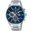 Am3313x1 alba watch men blue patterned dial stainless steel metal silver strap quartz movt japan analog chronograph water resist 10bar active