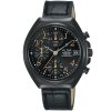 Am3497x1 alba watch women black dial leather strap quartz movt japan analog water resist 5bar chronograph prestige