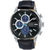 Am3513x1 alba watch men black dial stainless steel metal strap quartz movt japan analog chronograph water resist 10bar active