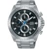 Am3637x1 alba watch men black dial stainless steel metal silver strap quartz movt japan analog chronograph water resist 10bar active