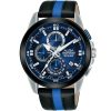 Am3731x1 alba watch men blue dial leather black blue strap quartz movt japan analog chronograph water resist 10bar active