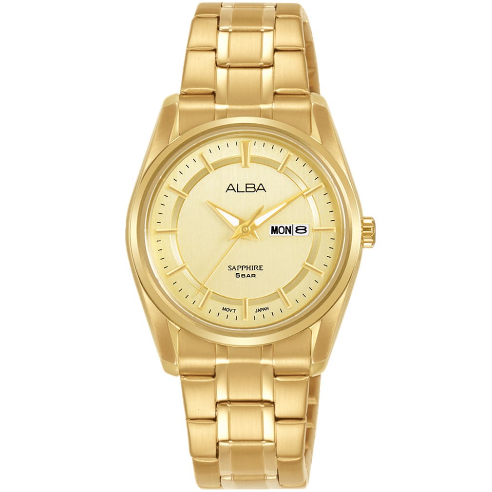 Alba gold watch hotsell