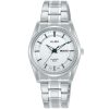 An8041x1 alba watch women silver white dial stainless steel metal strap quartz movt japan analog sapphire 5bar three hand prestige