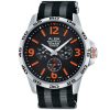 Ap6341x1 alba watch men black dial fibers gray black strap quartz movt japan analog water resist 10bar sapphire three hand active