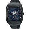 Ap6495x1 alba watch men black dial stainless steel metal strap quartz movt japan analog water resist 10bar square three hand active