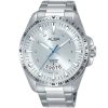 As9d45x1 alba watch men silver white dial stainless steel metal strap quartz movt japan analog water resist 10bar three hand active