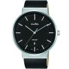 As9g23x1 alba watch men black dial leather strap quartz movt japan analog wr 5bar three hand prestige