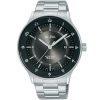 As9m13x1 alba watch men black gradation dial stainless steel metal silver strap quartz movt japan analog water resist 5bar three hand prestige