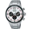 At3919x1 alba watch men silver patterned dial stainless steel metal strap quartz movt japan analog chronograph water resist 10bar active