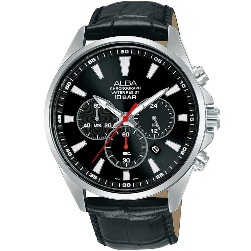 Alba chronograph water resist 10 bar price sale