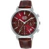 At3h45x1 alba watch women red dial leather strap quartz movt japan analog chronograph water resist 5bar fashion