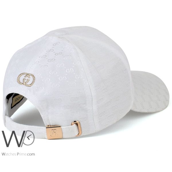 Gucci GG White Baseball cap for men | Watches Prime