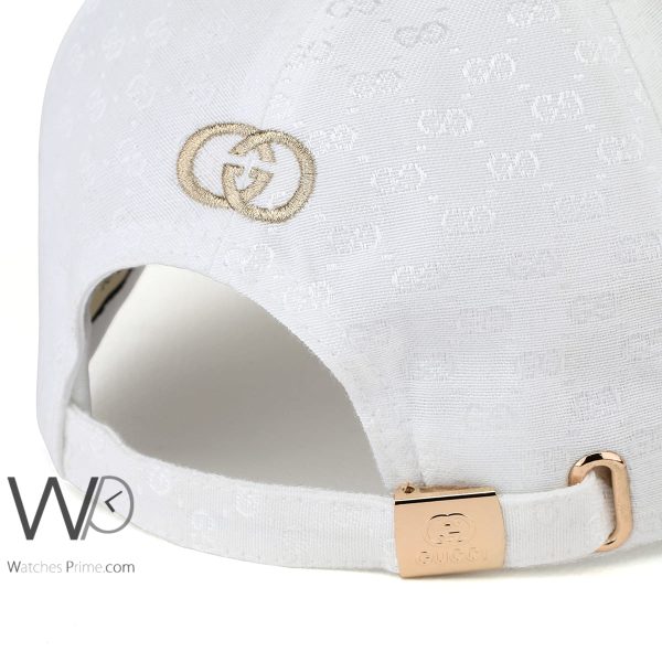 Gucci GG White Baseball cap for men | Watches Prime