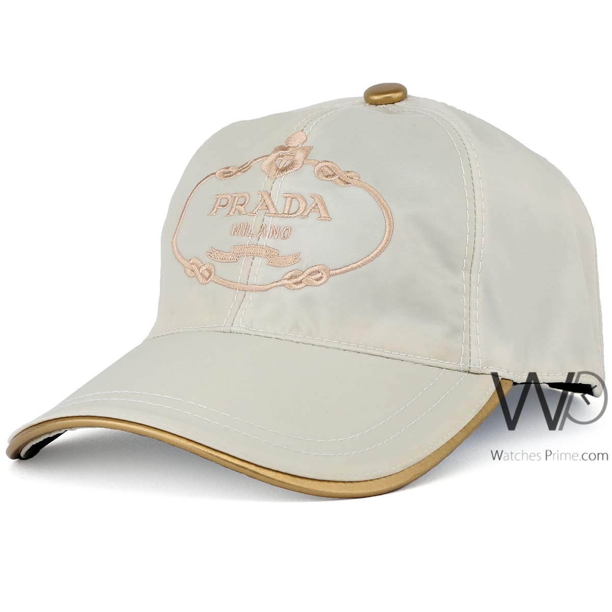Prada Beige baseball Hat for men
