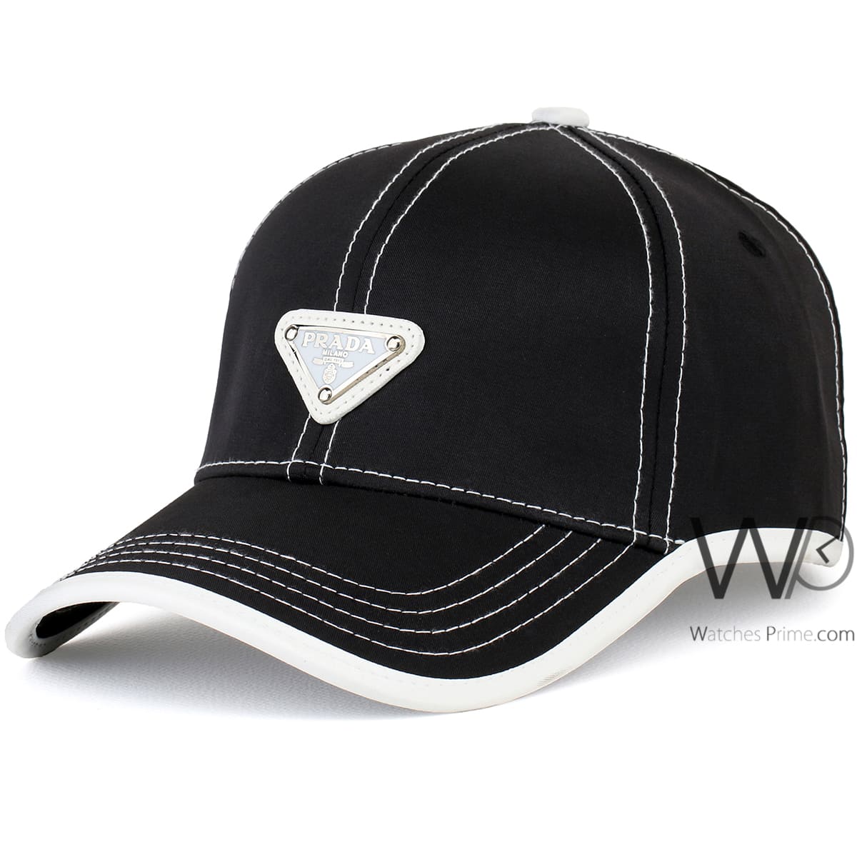 Prada Black baseball Hat for men