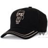 Baseball karl lagerfeld black cotton mens cap