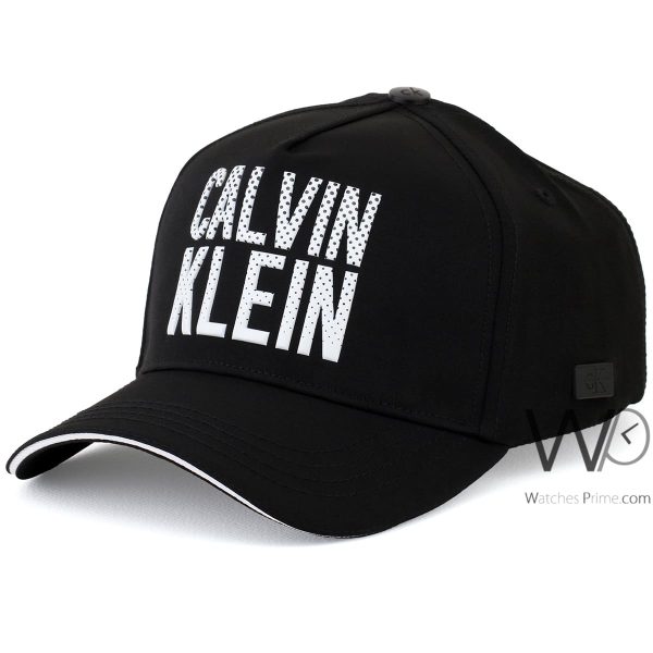 Calvin Klein CK Black Cotton Men's Cap | Watches Prime