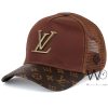 قبعة لويس فيتون LV بني رجالي شبكة | واتشز برايم