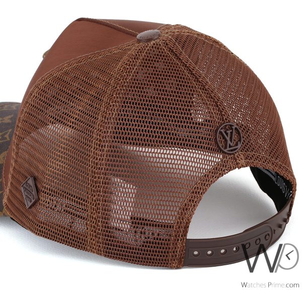Louis Vuitton LV Brown Cotton Men's Cap | Watches Prime