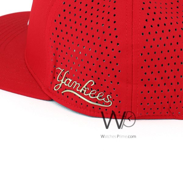 New York Yankees NY Red Cotton Men's Cap | Watches Prime