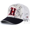 White tommy hilfiger h 1985 nyc baseball net cap men