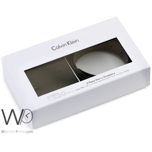 Calvin Klein Men's Wallet and Belt Gift Set | Watches Prime