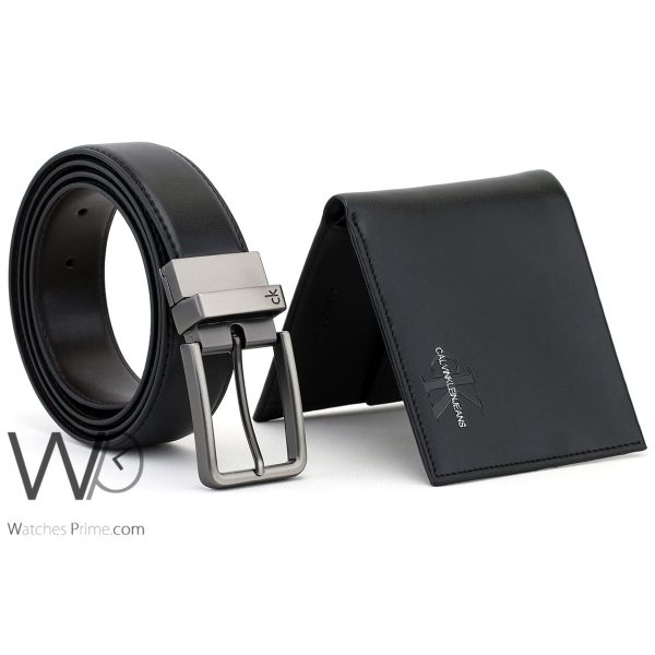 Calvin Klein Men's Wallet and Belt Gift Set | Watches Prime