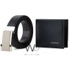Black Calvin Klein Wallet and Belt Gift Set | Watches Prime