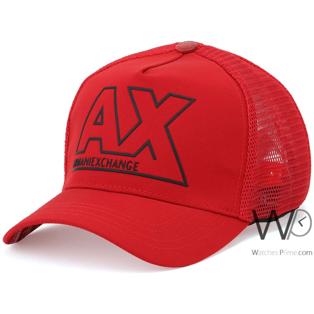 Armani Exchange AX Red Trucker Cap Watches Prime
