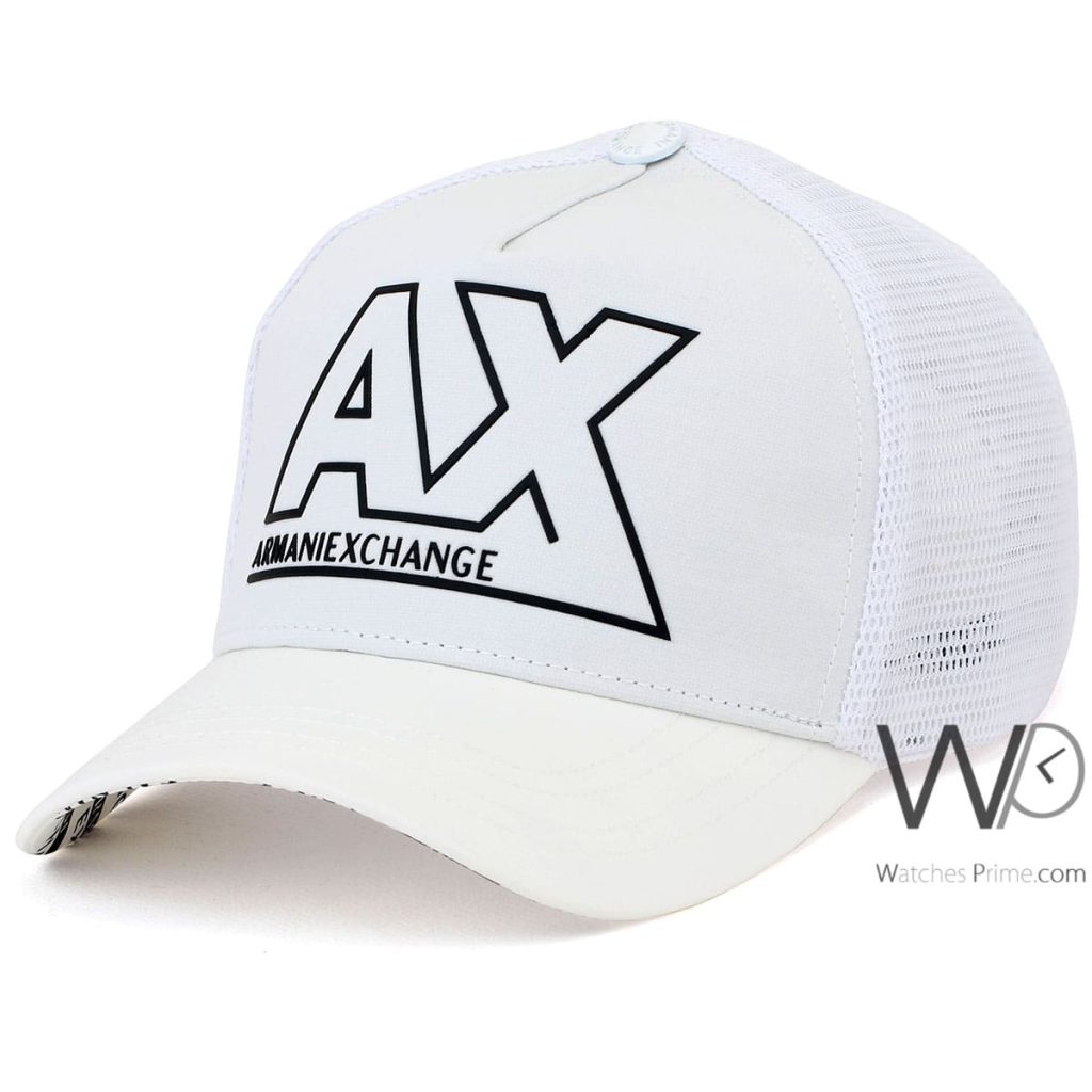 Armani Exchange AX White Trucker Cap Watches Prime