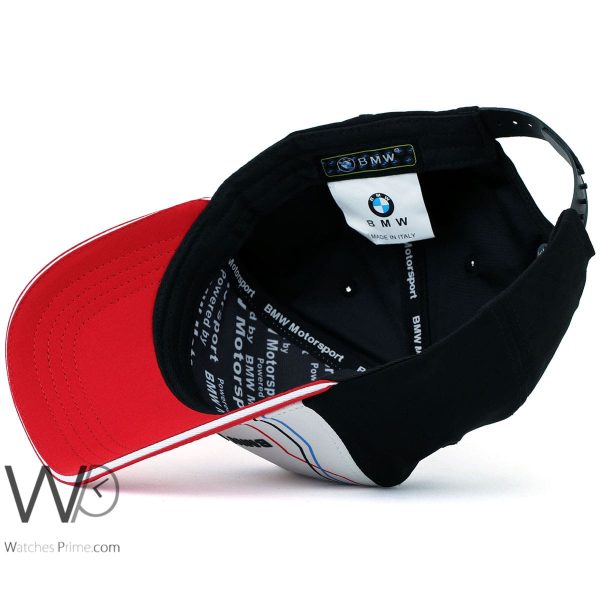 BMW Motor Sport White Red Black Baseball Cap | Watches Prime