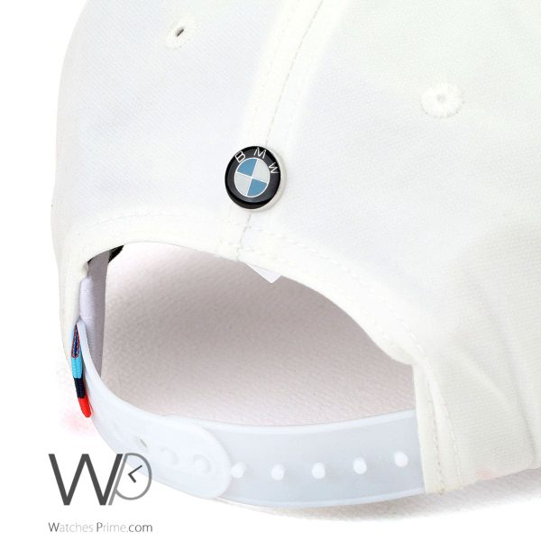 BMW Motor Sport White Blue Baseball Cotton Cap | Watches Prime