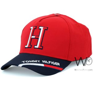 baseball-cap-tommy-hilfiger-h-red-blue-cotton-hat