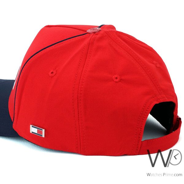 Tommy Hilfiger TH Red Blue Baseball Cap | Watches Prime