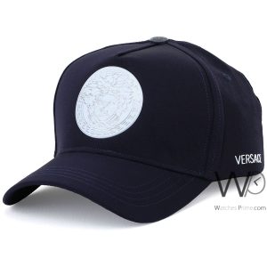 baseball-gianni-versace-cap-navy-blue-cotton-hat