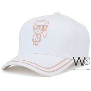 baseball-karl-lagerfeld-cap-white-cotton-hat