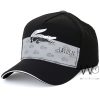Baseball lacoste sport hat black cotton cap