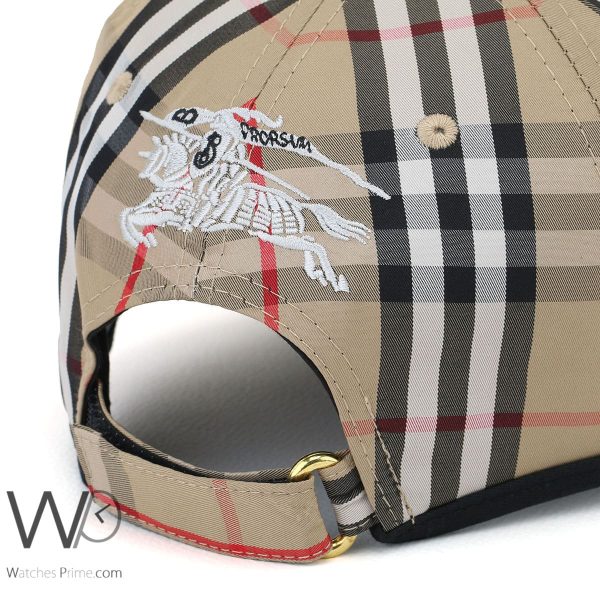 Burberry BT Motif Icon Stripe Baseball Cap | Watches Prime