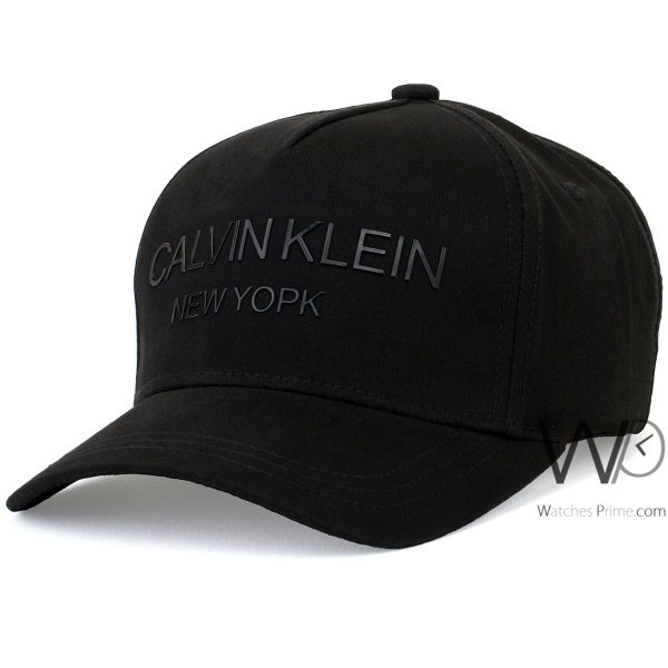Calvin Klein New York CK Black Baseball Cap | Watches Prime