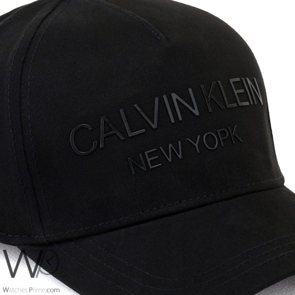 Calvin Klein New York CK Black Baseball Cap | Watches Prime