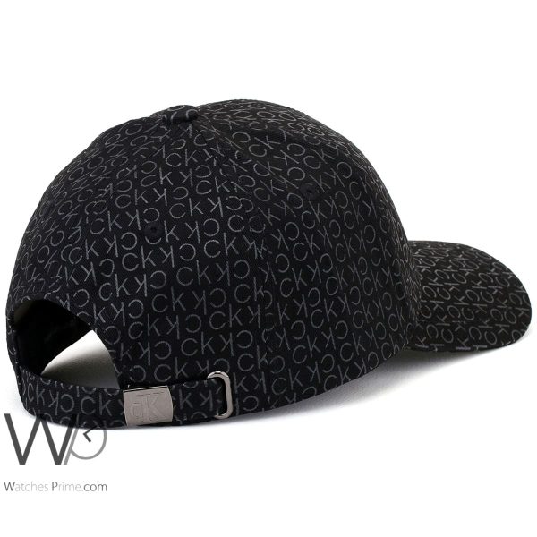 Calvin Klein CK Black Cotton Baseball Cap | Watches Prime