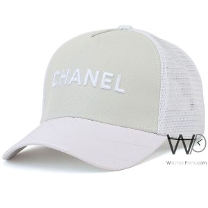 chanel-trucker-cap-white-mesh-leather-snapback-hat