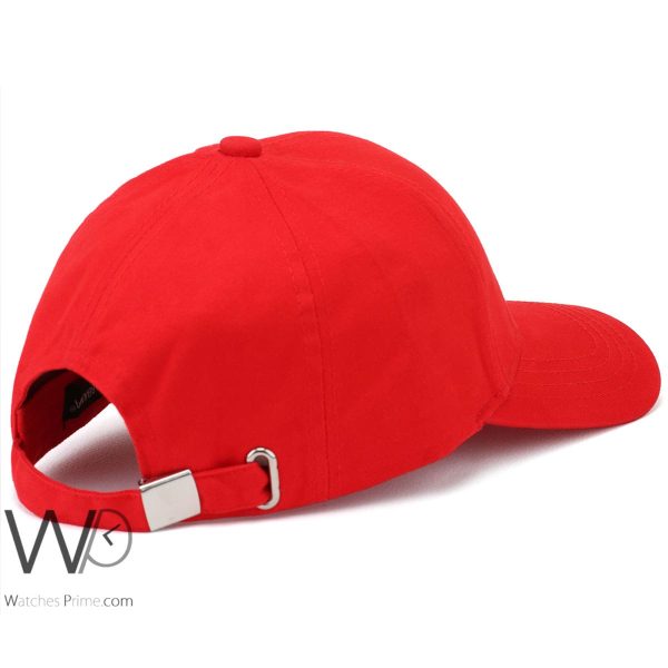 Dolce Gabbana DG Red Baseball Cap | Watches Prime