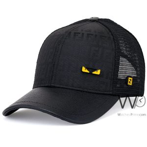fendi-roma-trucker-cap-black-mesh-snapback-hat