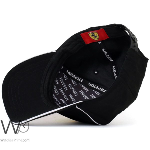 Ferrari SF Black Baseball Cap | Watches Prime