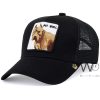 Goorin bros trucker pit bull cap black mesh snapback hat