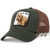 Goorin bros trucker pit bull cap brown mesh snapback hat