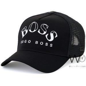 hugo-boss-trucker-cap-black-mesh-snapback-hat