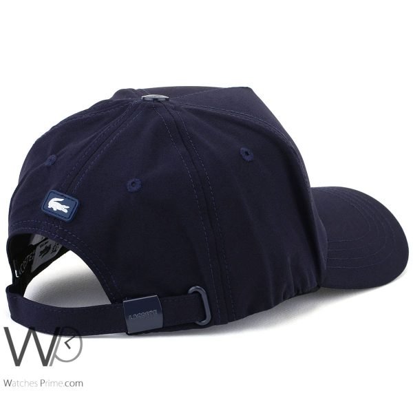 Lacoste Navy Blue Cotton Baseball Cap | Watches Prime