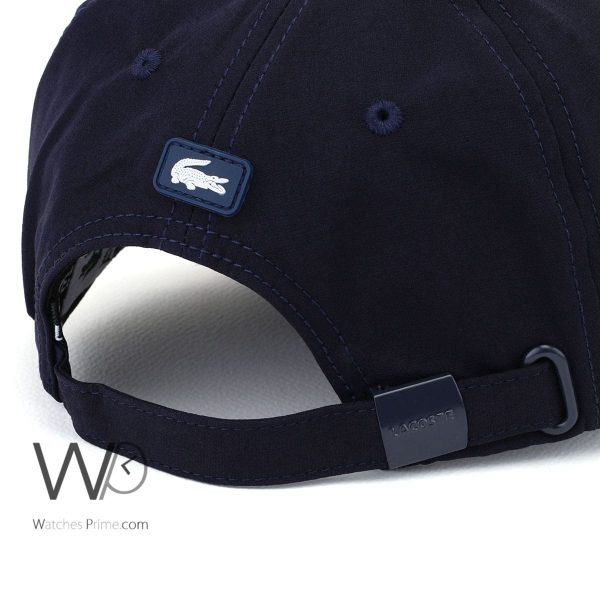 Lacoste Navy Blue Cotton Baseball Cap | Watches Prime